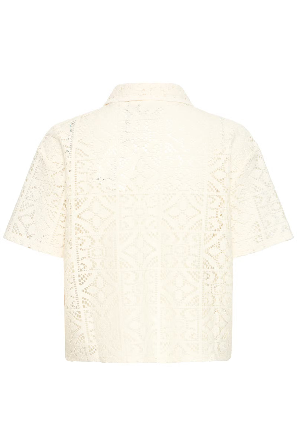 Ichi Naima White Ecru Top