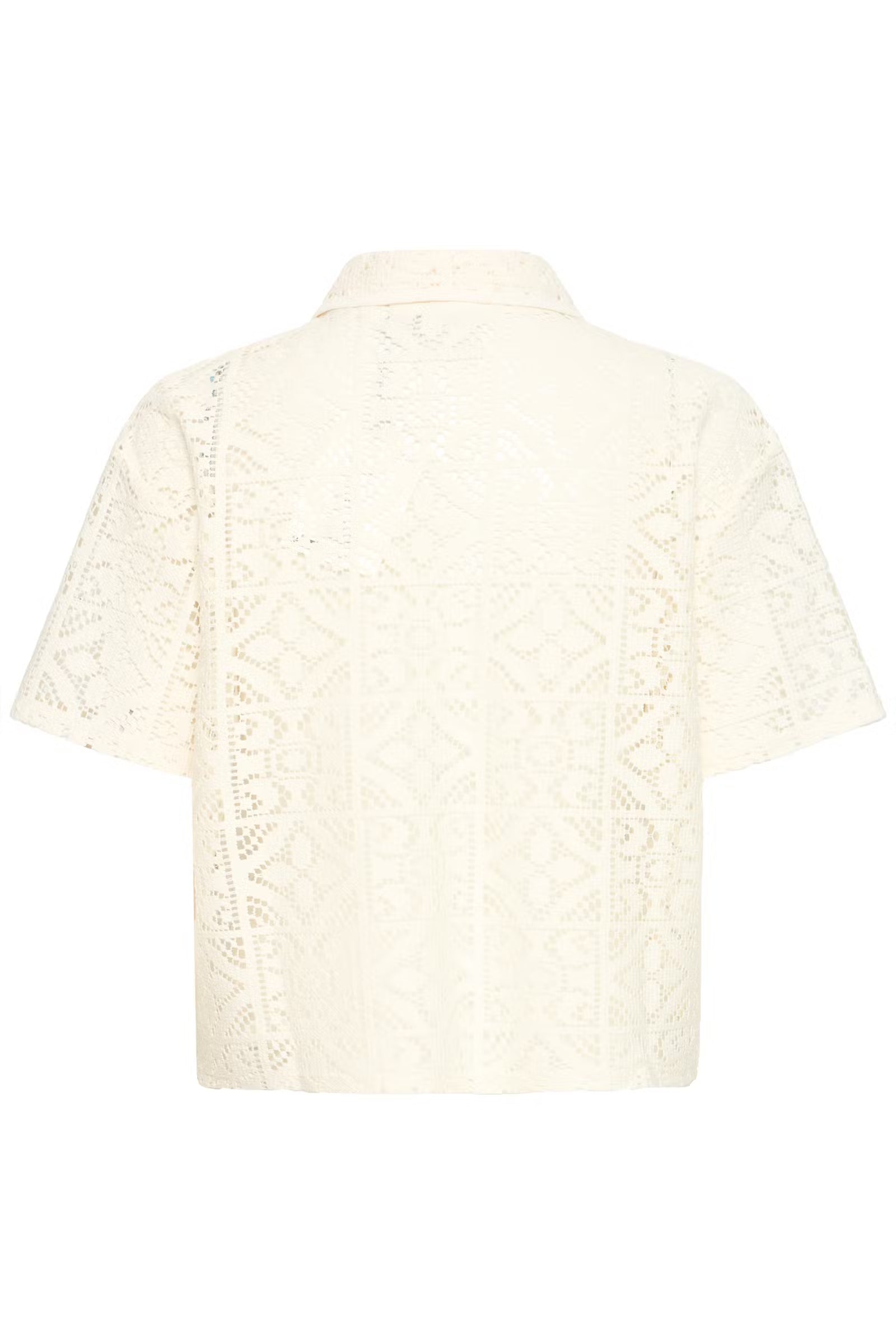 Ichi Naima White Ecru Top