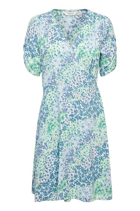 Robe Joella Wrap Vert/Bleu B.Young