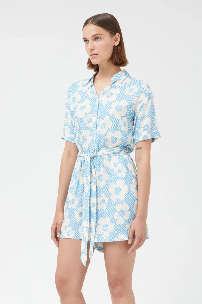 Jumpsuit Caja Flores Bleu Compania Fantastica