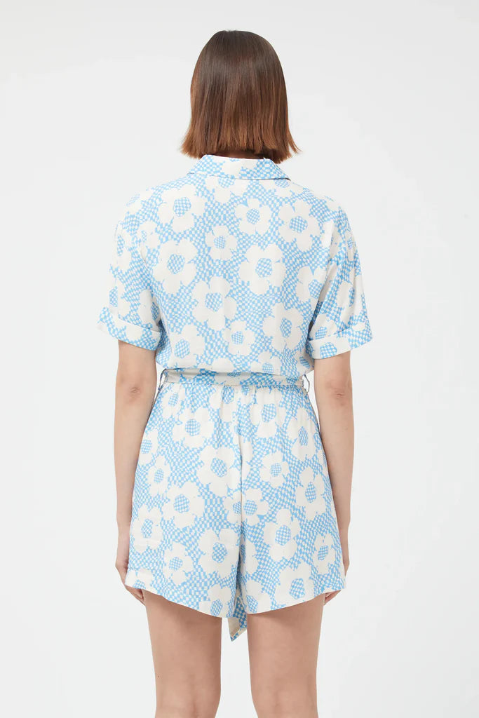 Jumpsuit Caja Flores Bleu Compania Fantastica