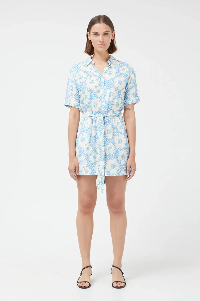 Jumpsuit Caja Flores Bleu Compania Fantastica