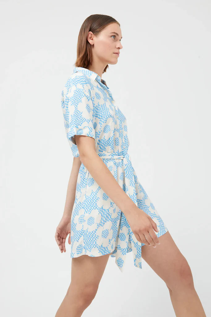 Jumpsuit Caja Flores Bleu Compania Fantastica