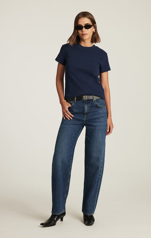 Nica Dark Brushed Classic Mavi Jeans