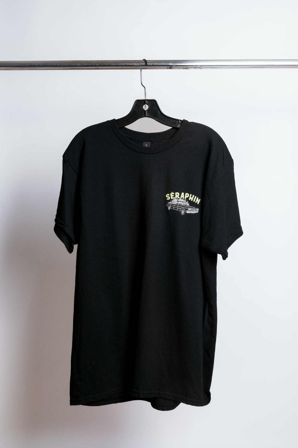 T-Shirt Bon Voyage Noir Séraphin