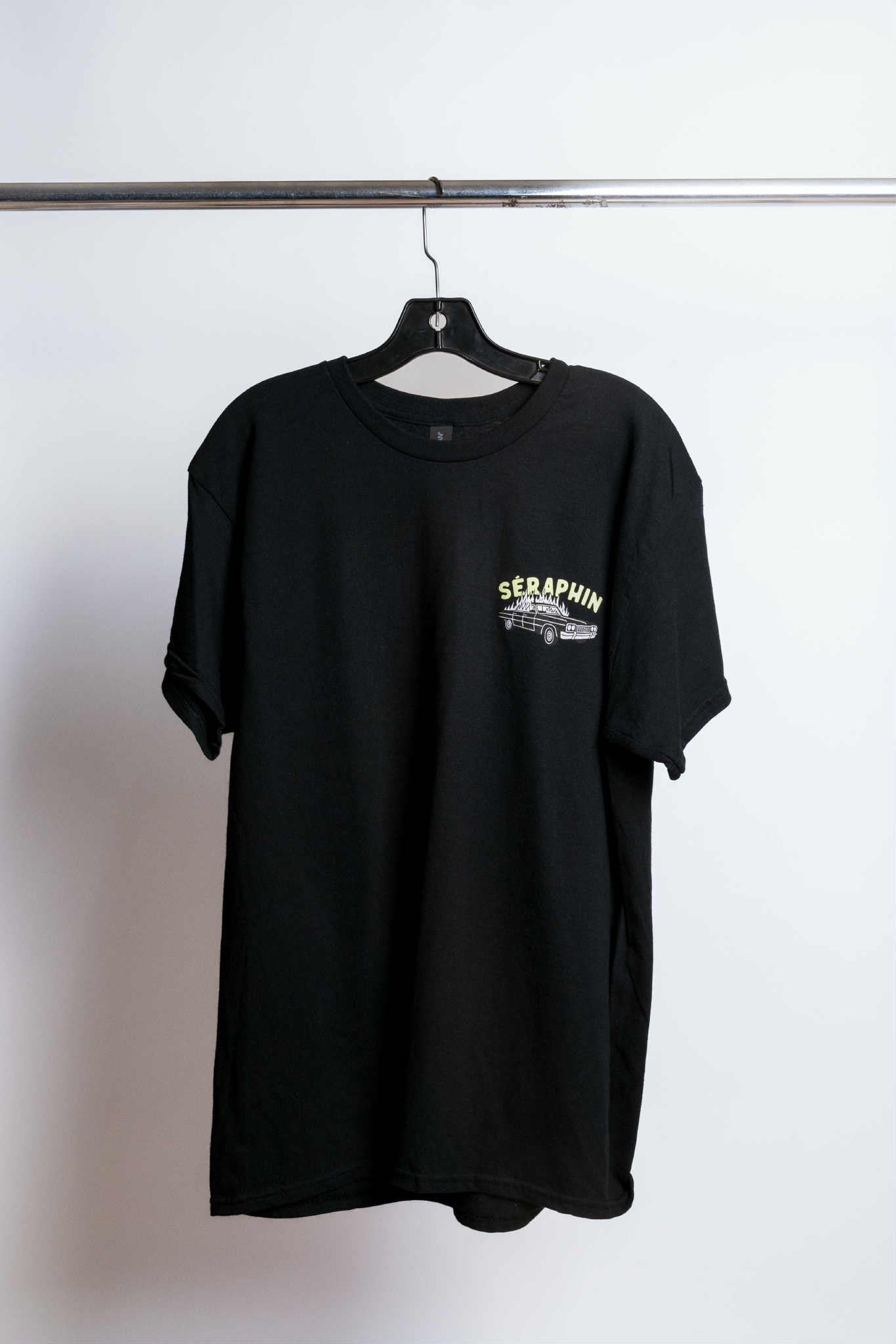 T-Shirt Bon Voyage Noir Séraphin