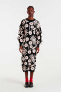 Robe Tofu Noir et Blanc Jacquard Compania Fantastica