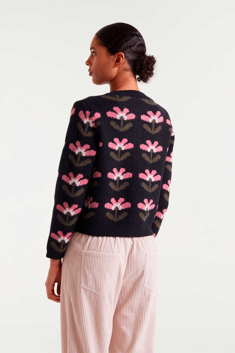 Cardigan Baboushka Noir Multi Compania Fantastica