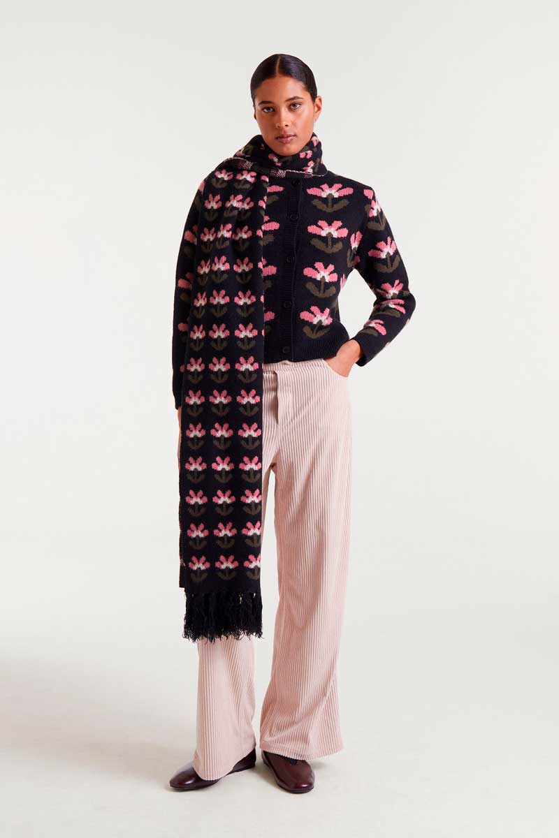 Cardigan Baboushka Noir Multi Compania Fantastica