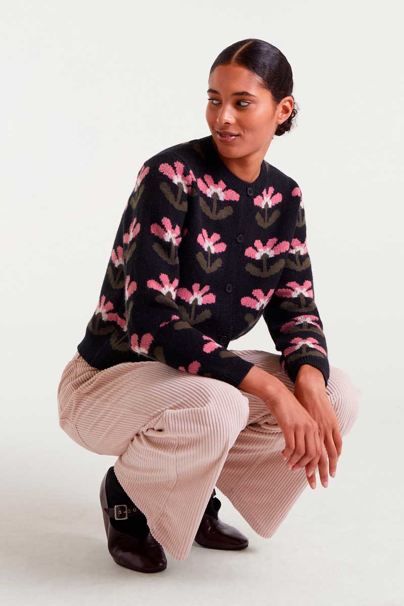 Cardigan Baboushka Noir Multi Compania Fantastica