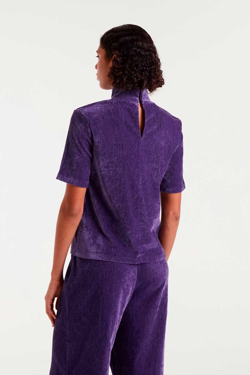 Chandail Chenille Mauve Compania Fantastica
