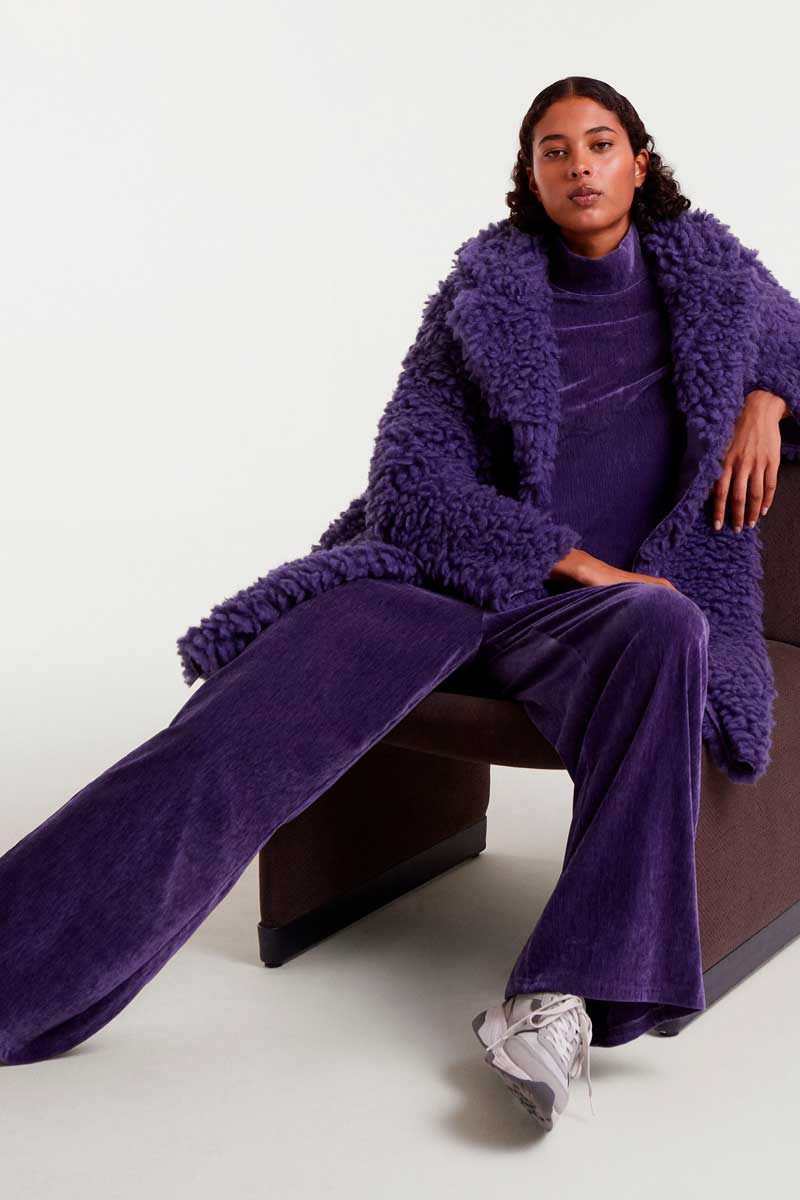 Chandail Chenille Mauve Compania Fantastica