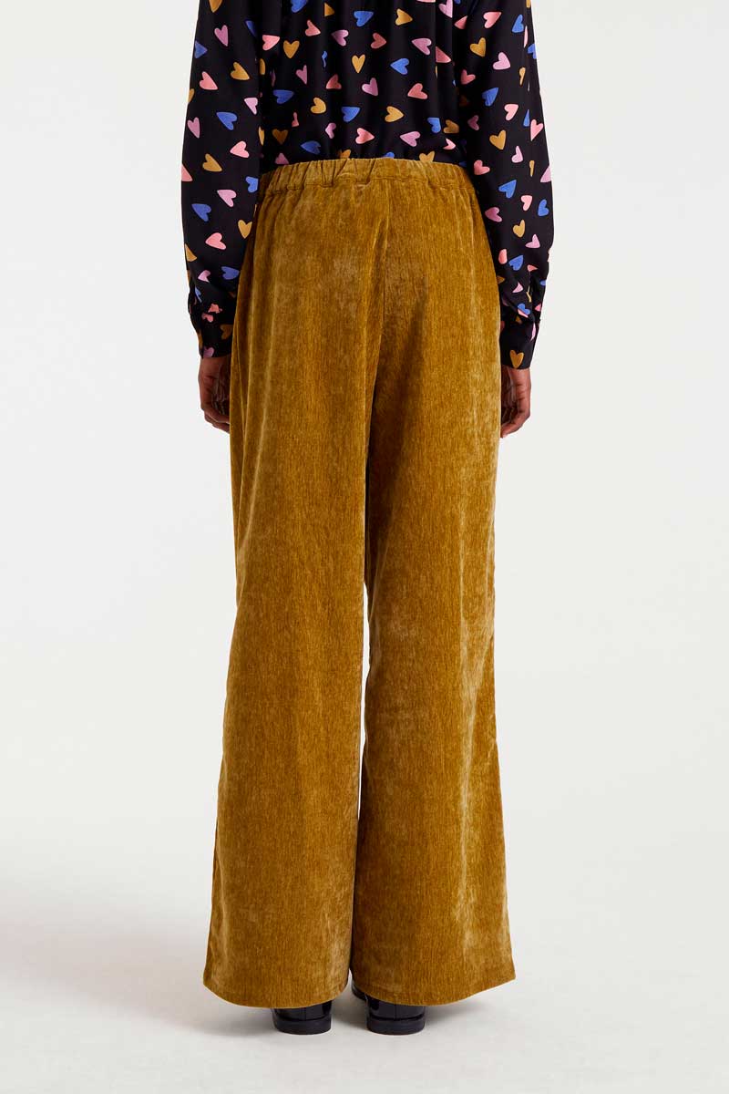 Olive Chenille Trousers Compania Fantastica