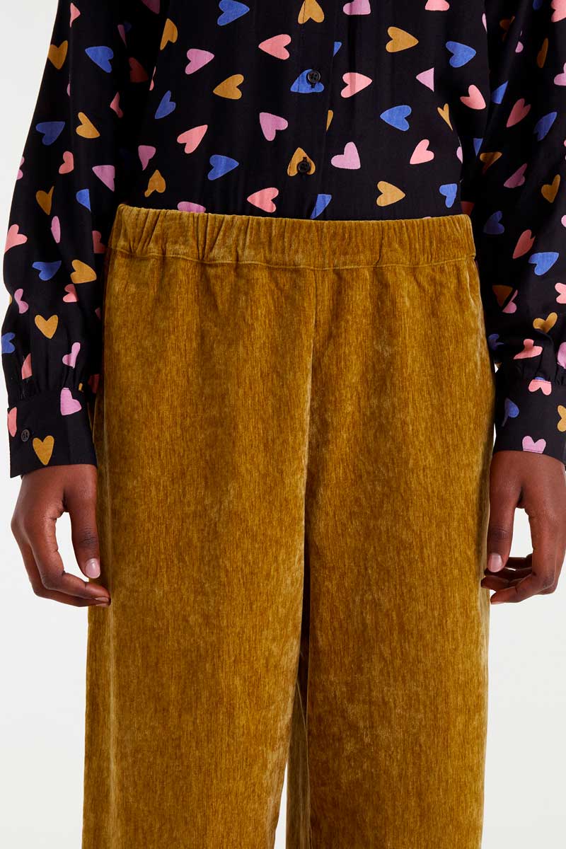 Pantalon Chenille Olive Compania Fantastica