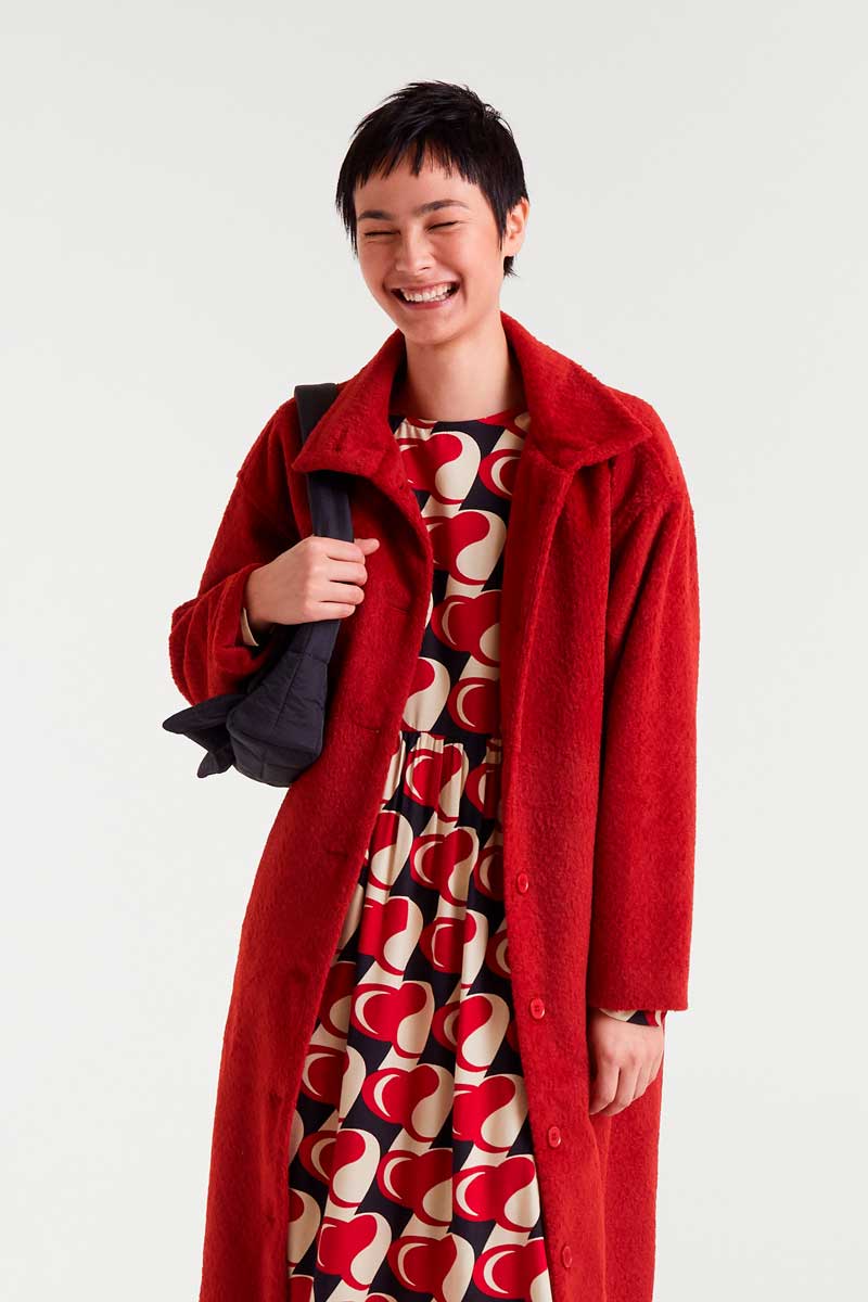 Compania Fantastica Red Long Coat