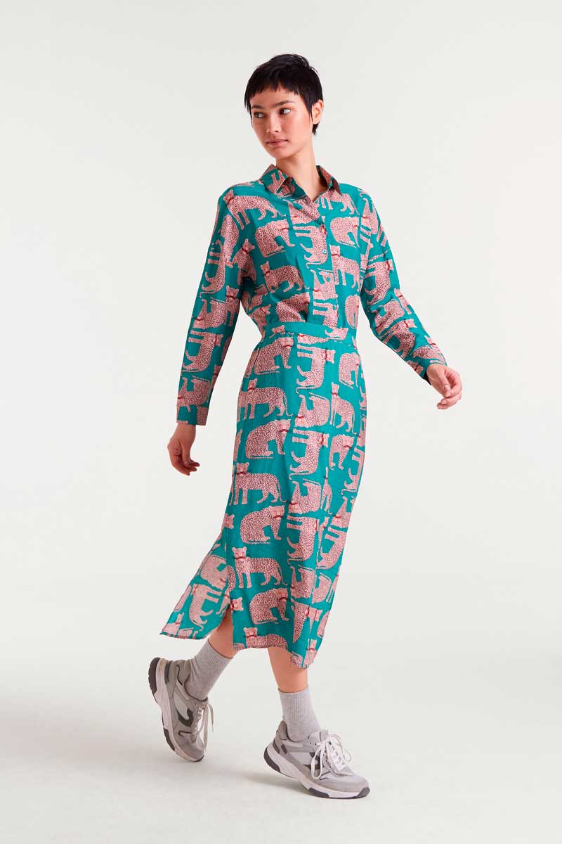 Chemise Onca Verte Multi Compania Fantastica