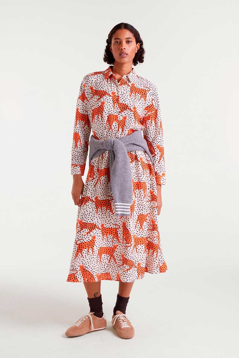 Chemise Tano Orange Multi Compania Fantastica