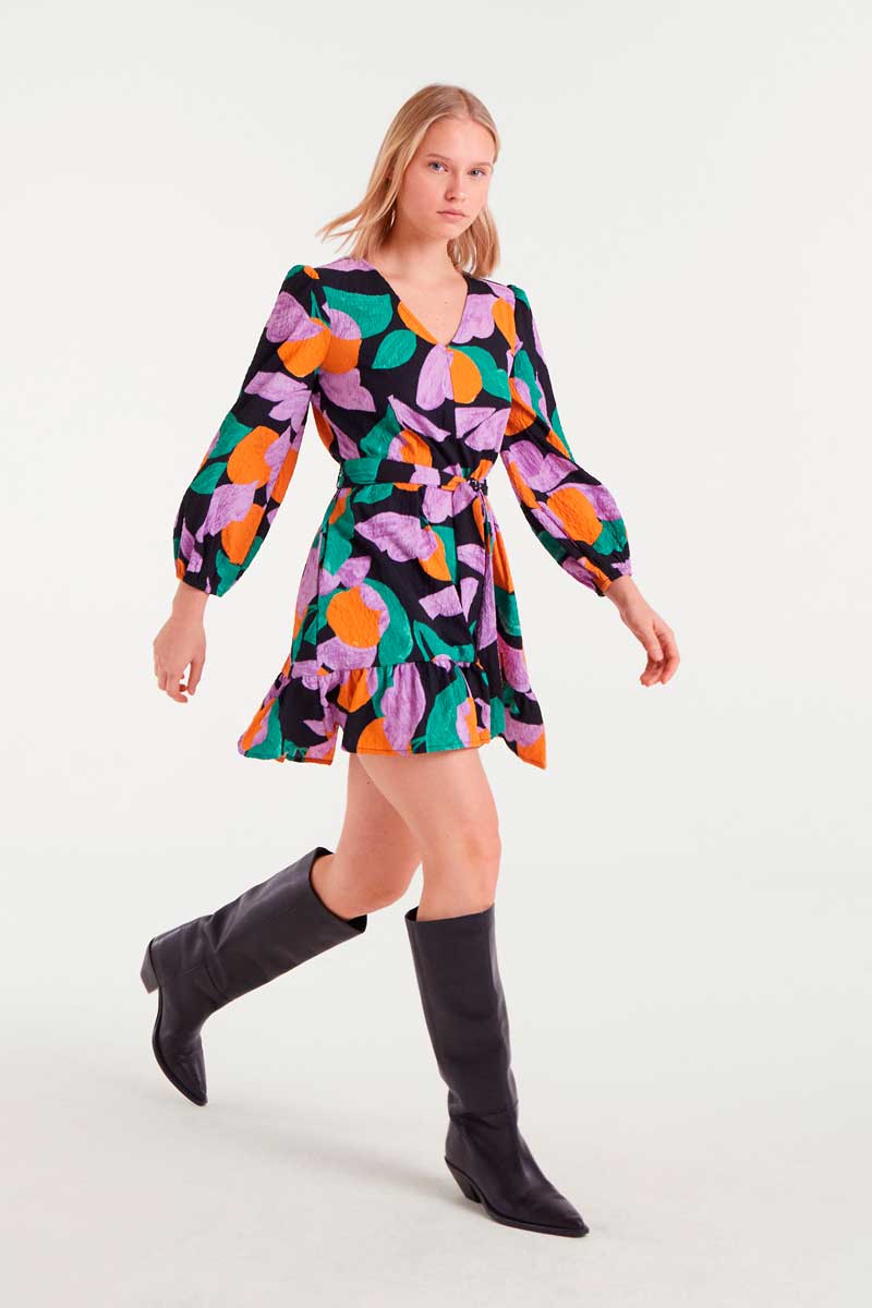 Robe Apricot Noir Multi Compania Fantastica