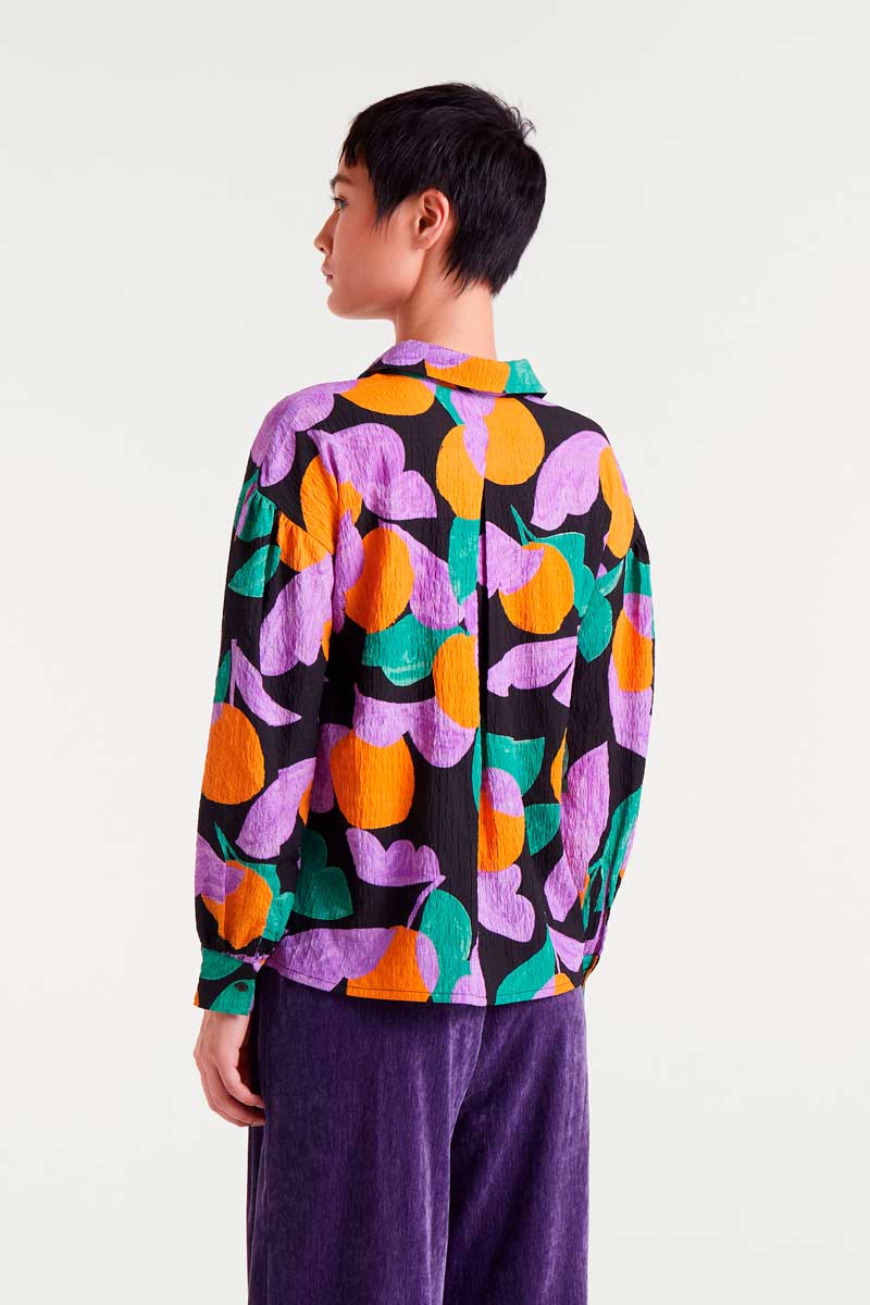 Chemise Apricot Noir Multi Compania Fantastica