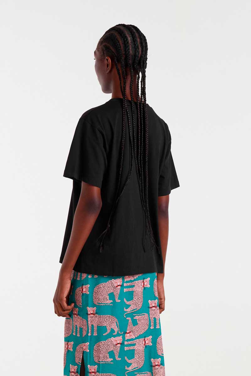 T-Shirt S/S Noir Compania Fantastica