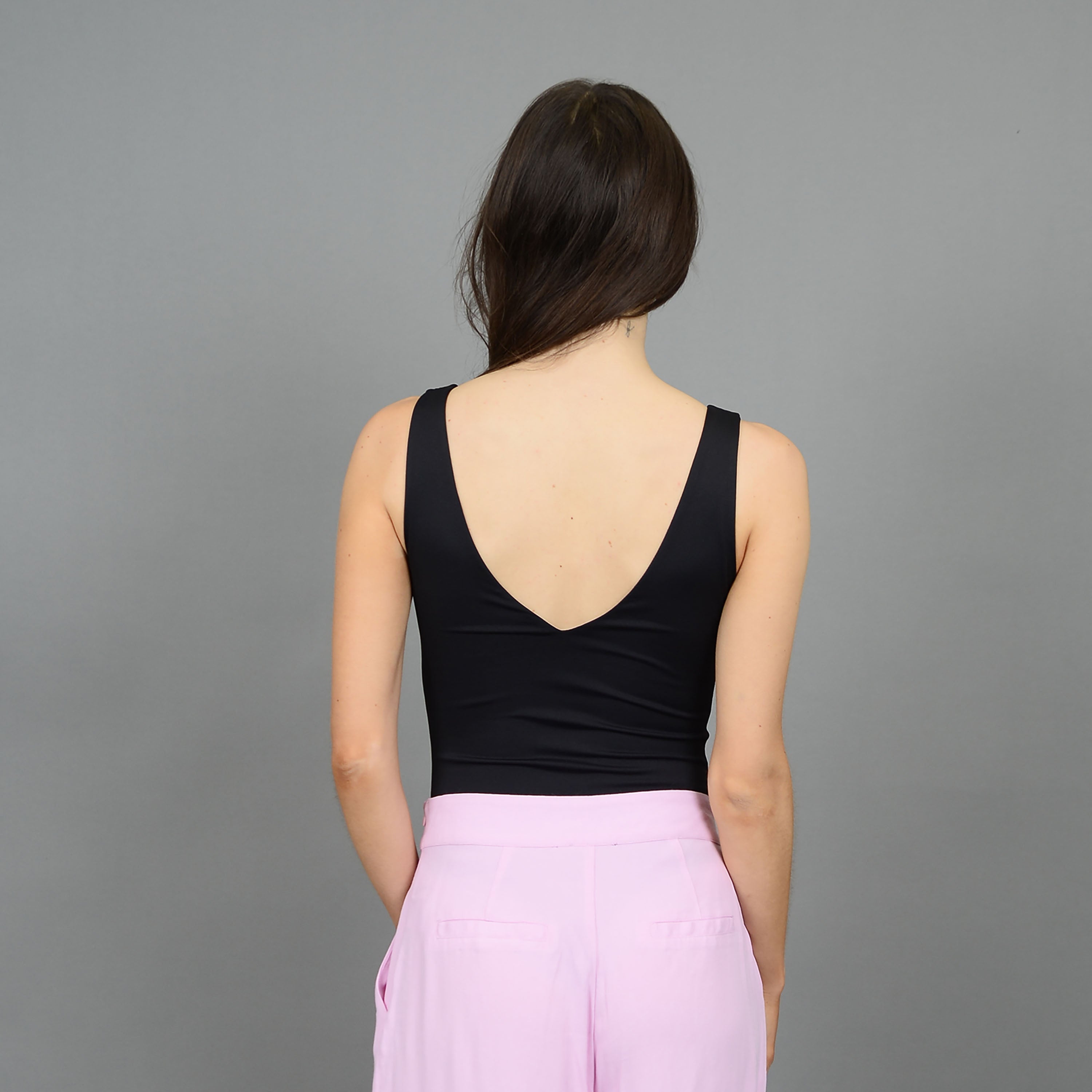 Body Valentina Sleeveless V-Neck Noir RD Style