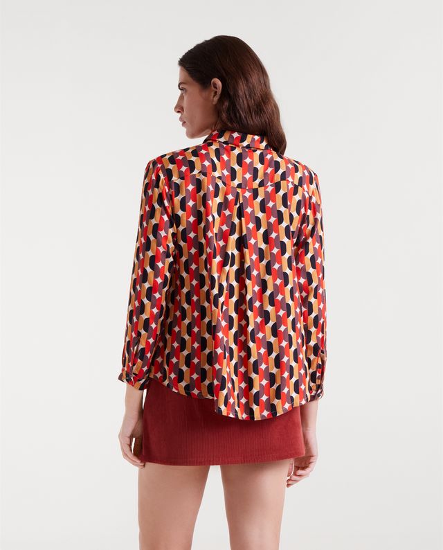 Chemise Tina Rouge Multi Compania Fantastica