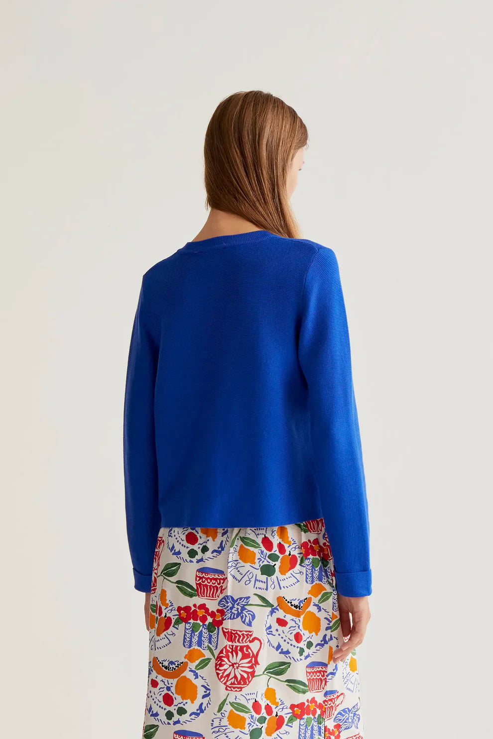 Blue Knit Cardigan Compania Fantastica