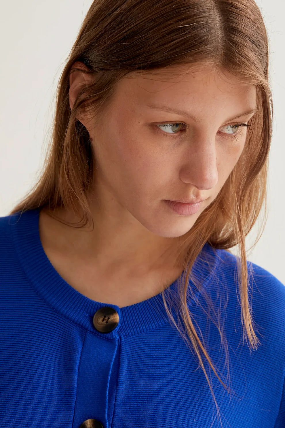 Blue Knit Cardigan Compania Fantastica
