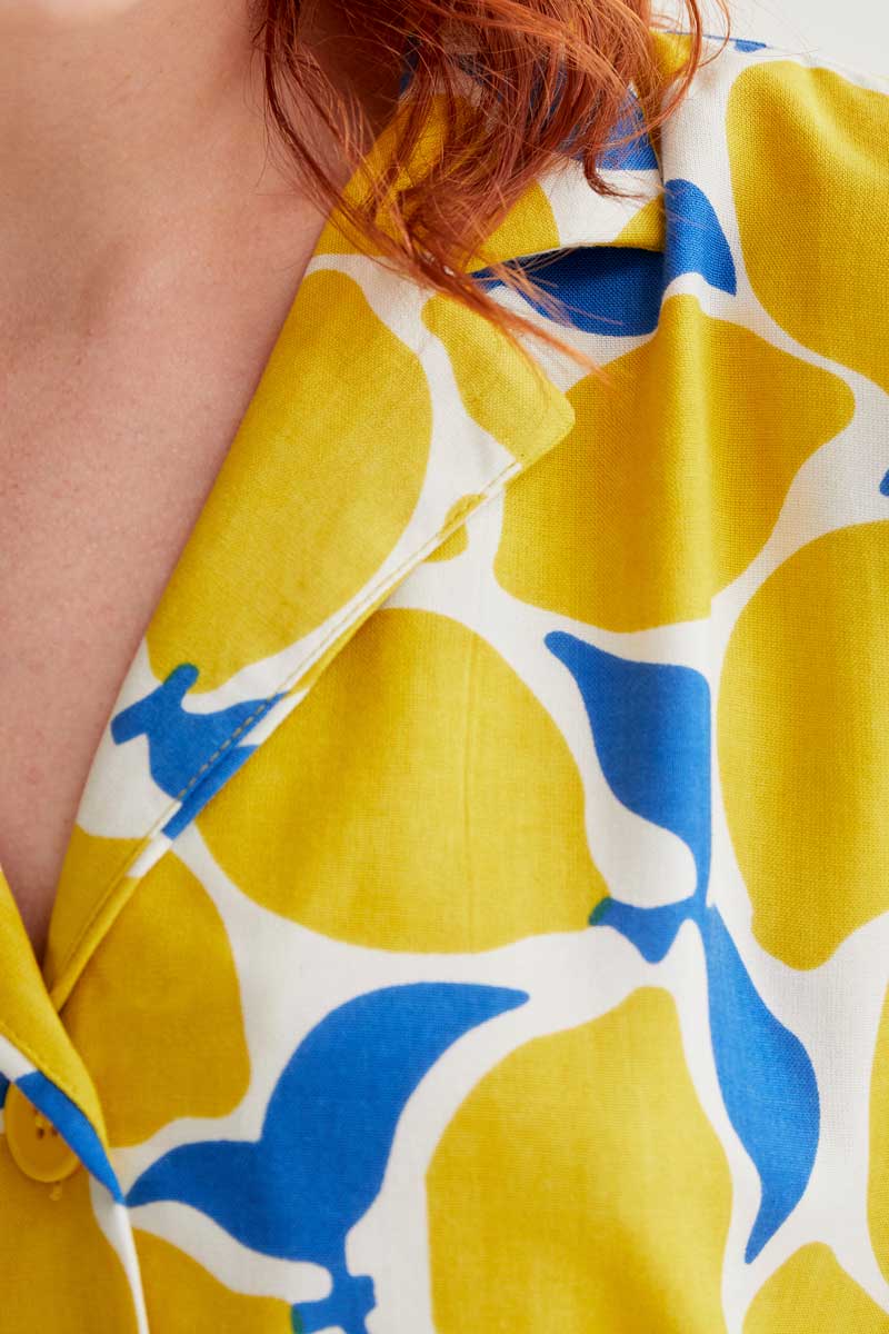 Chemise Limone Jaune Multi Compania Fantastica