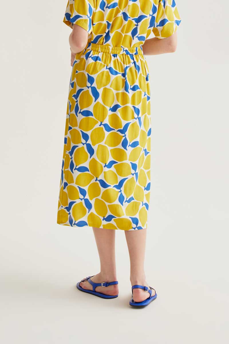 Compania Fantastica Yellow Multi Limone Skirt