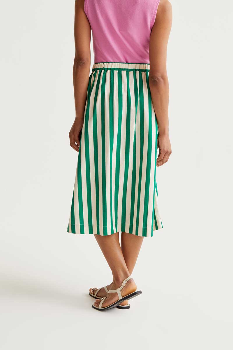 Jupe Rayana Verte & Beige Compania Fantastica