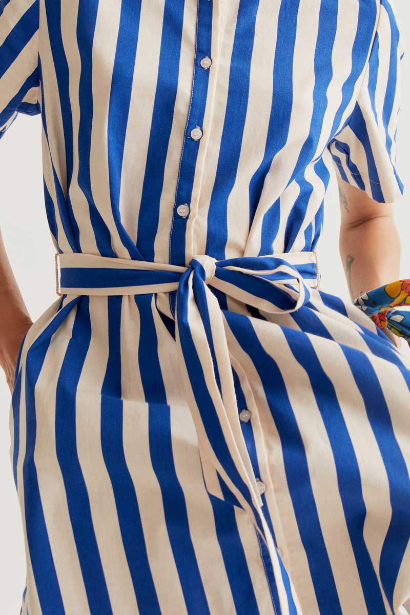 Robe Geneva Bleu & Ivoire Compania Fantastica