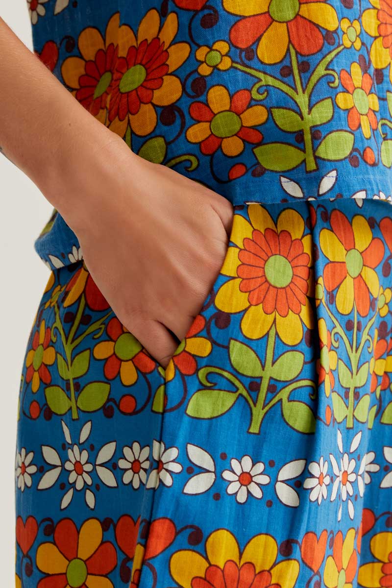 Short Flora 70's Compania Fantastica