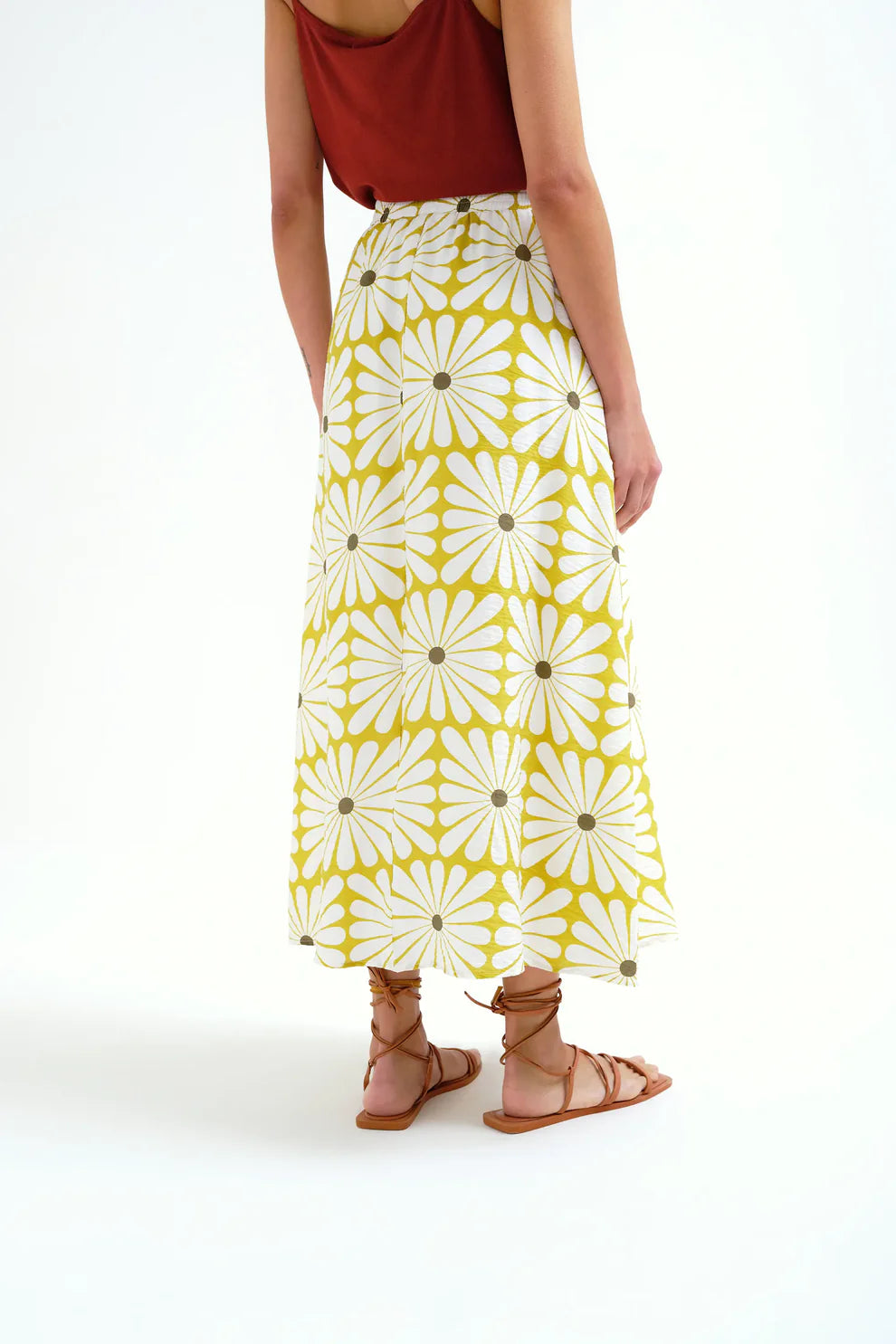 Compania Fantastica Olive Blossom Skirt