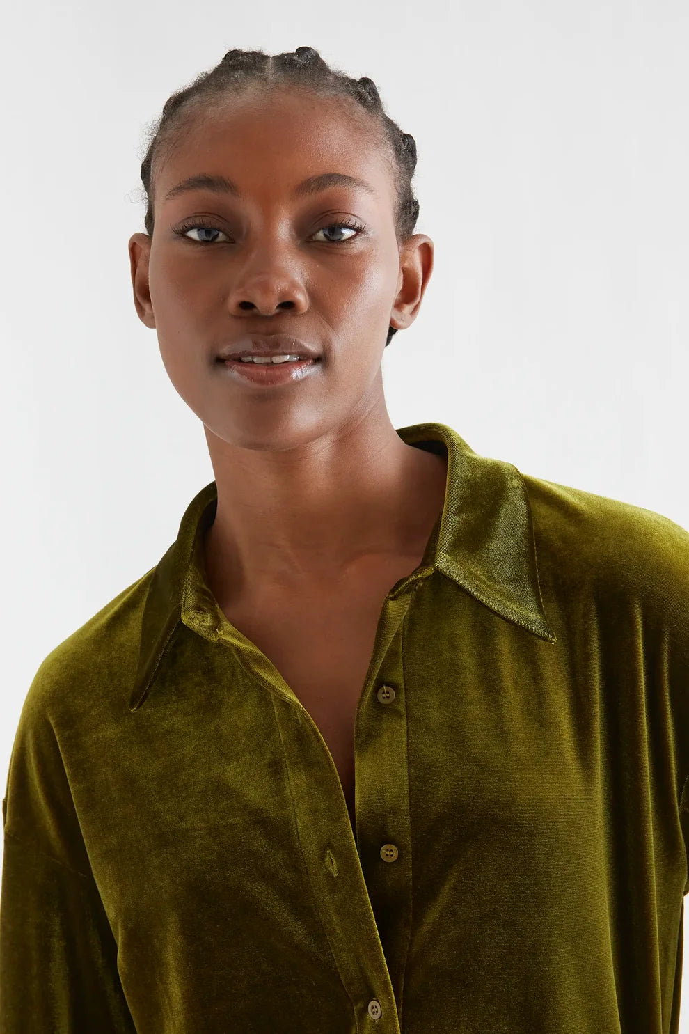 Chemise Terciopelo Vert Compania Fantastica