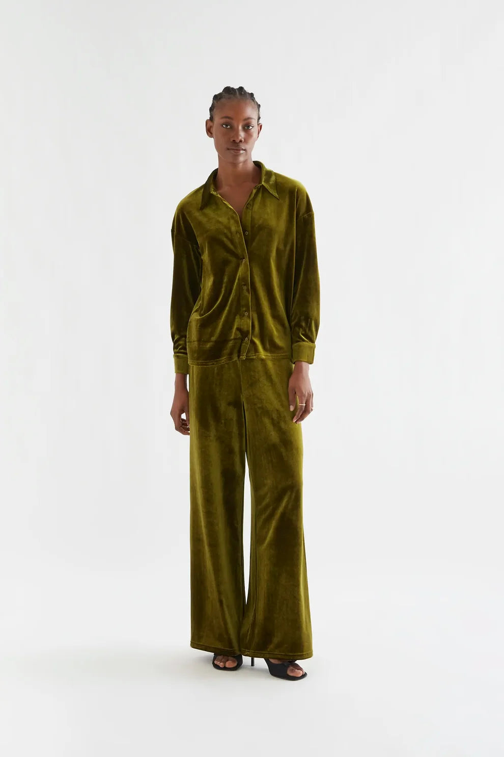 Chemise Terciopelo Vert Compania Fantastica