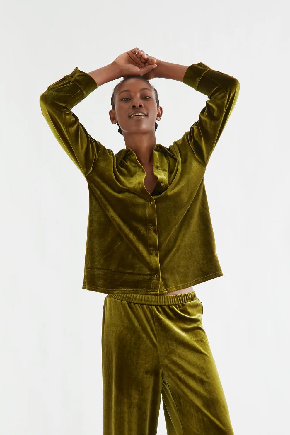Chemise Terciopelo Vert Compania Fantastica