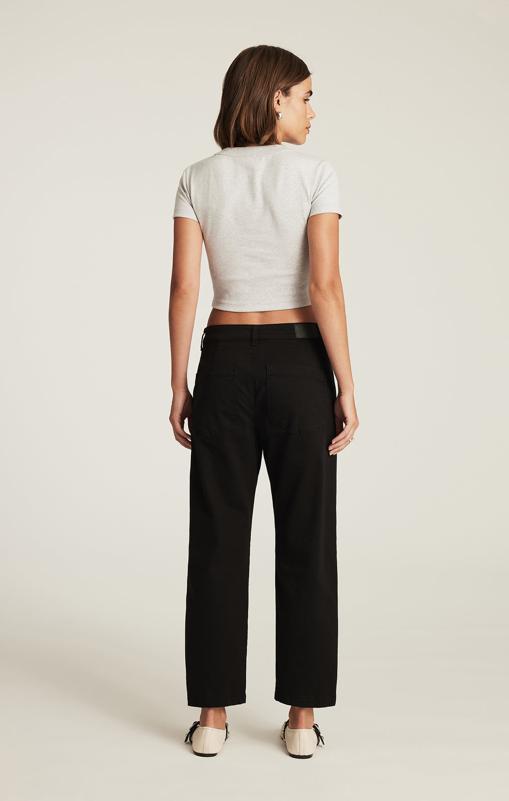 Pantalon Lauren Noir Twill Mavi Jeans