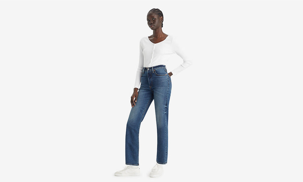 Levi's Ribcage Ankle Jeans Dial Up the Music