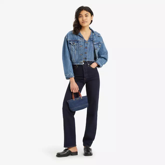 Levi's Ribcage Full Length Jeans Small Course