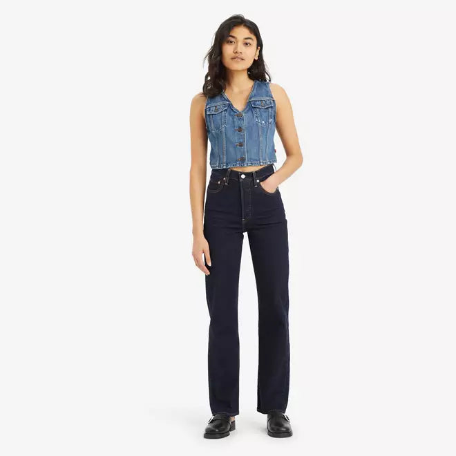 Levi's Ribcage Full Length Jeans Small Course