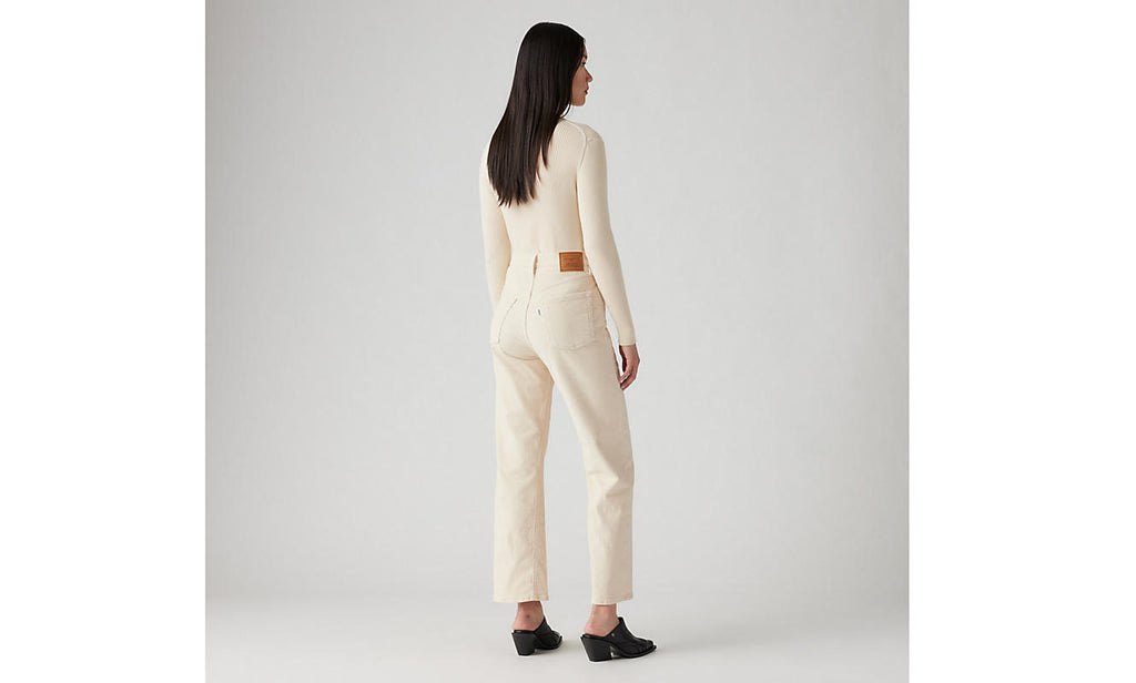 Levi's Ribcage Ankle Zip ND White Swan Jeans
