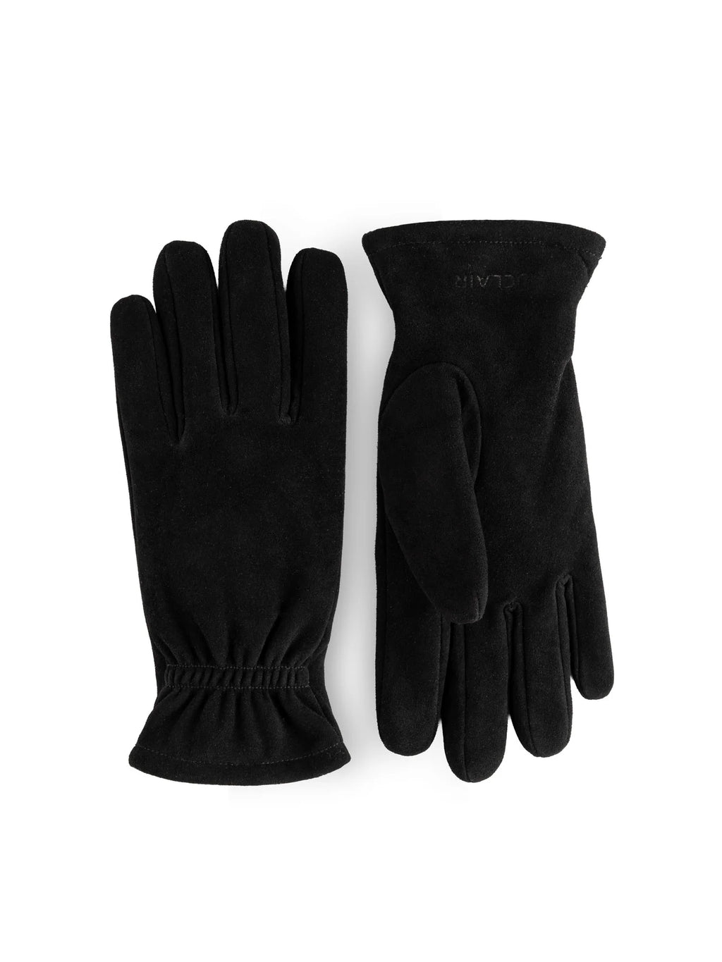Auclair Women's Black Suede Half Gloves