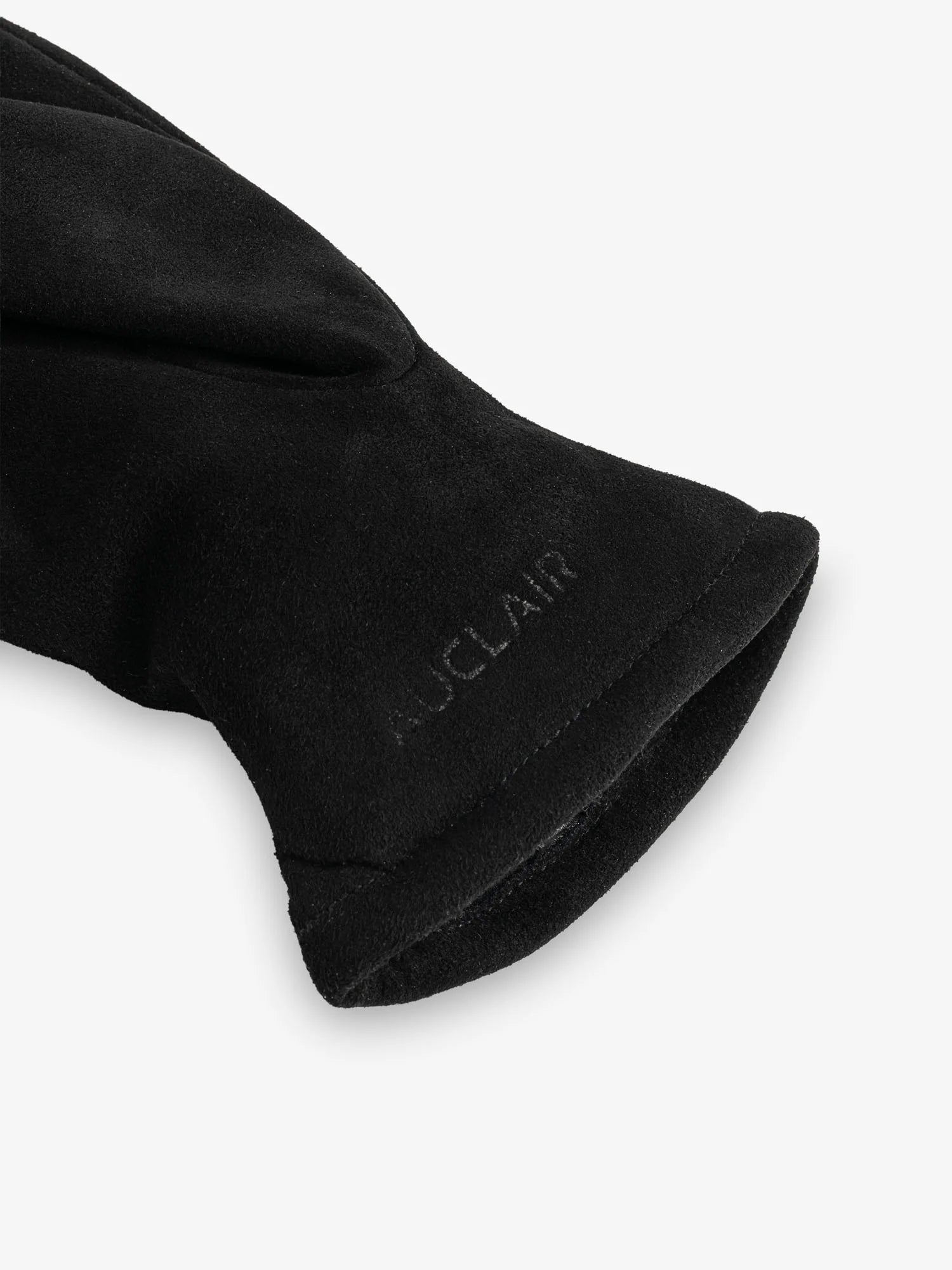Auclair Women's Black Suede Half Gloves