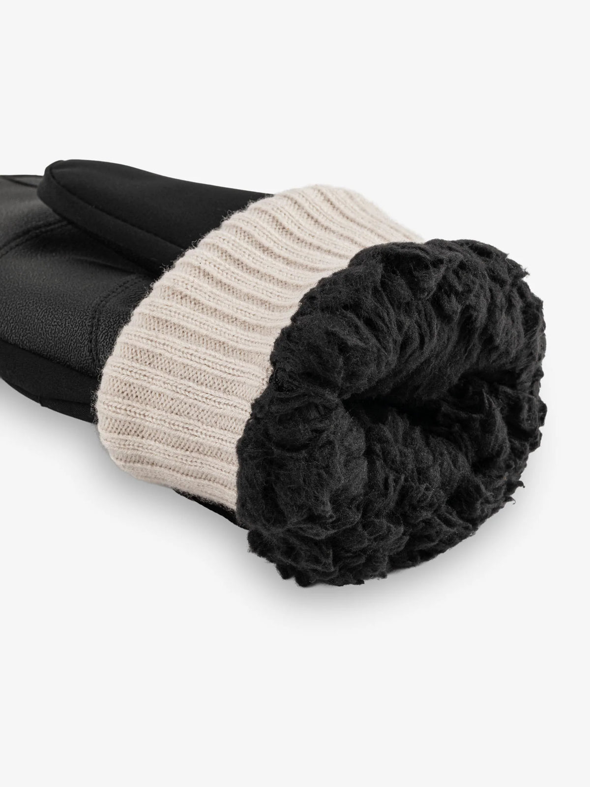Auclair Black & Cream Lea Mitten