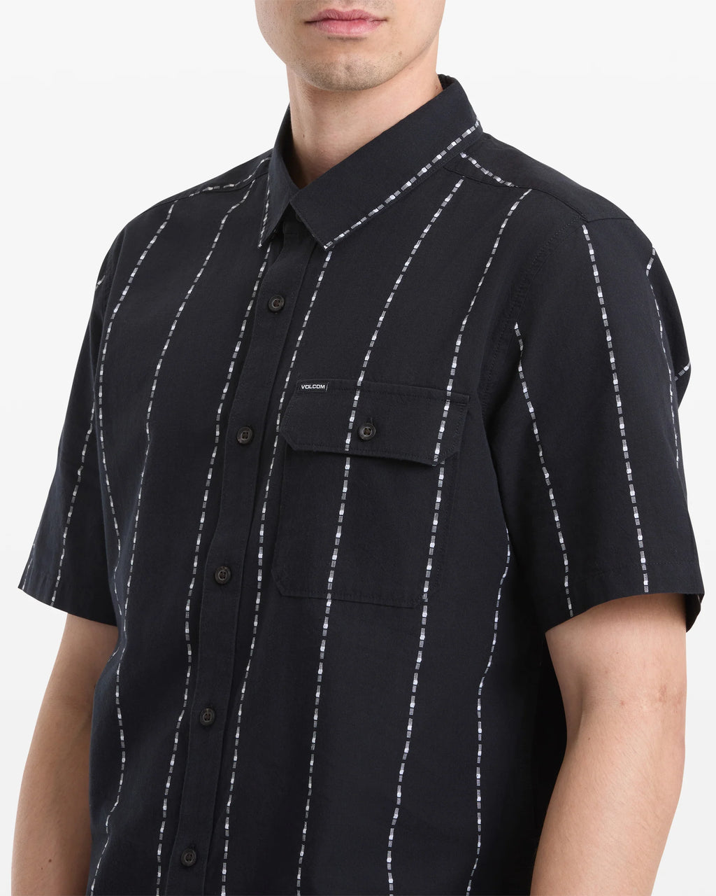 Chemise Whitworth SS Noir Volcom