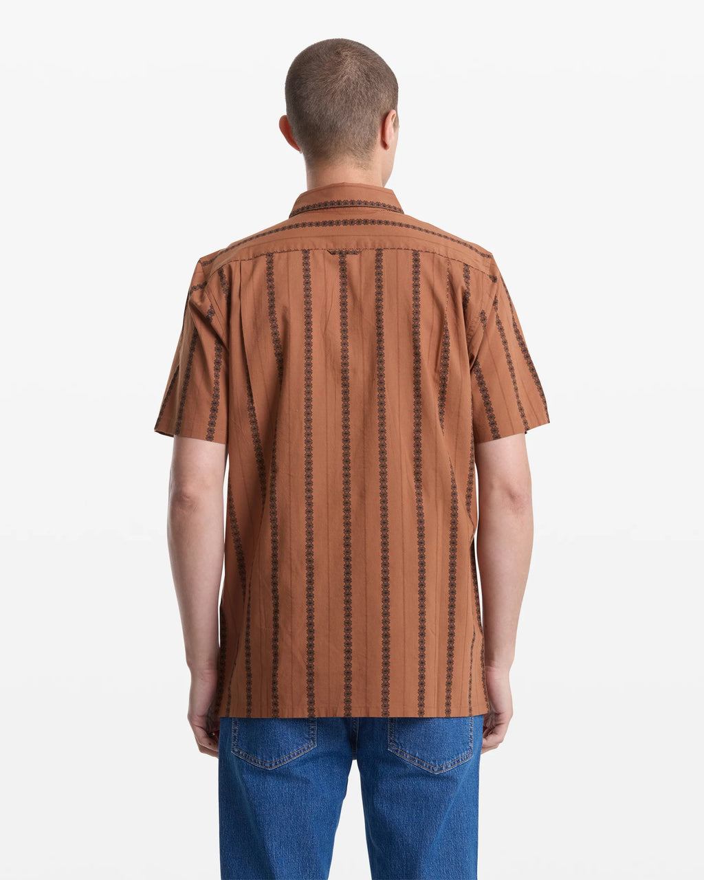 Chemise Whitworth SS Brun Clair Volcom