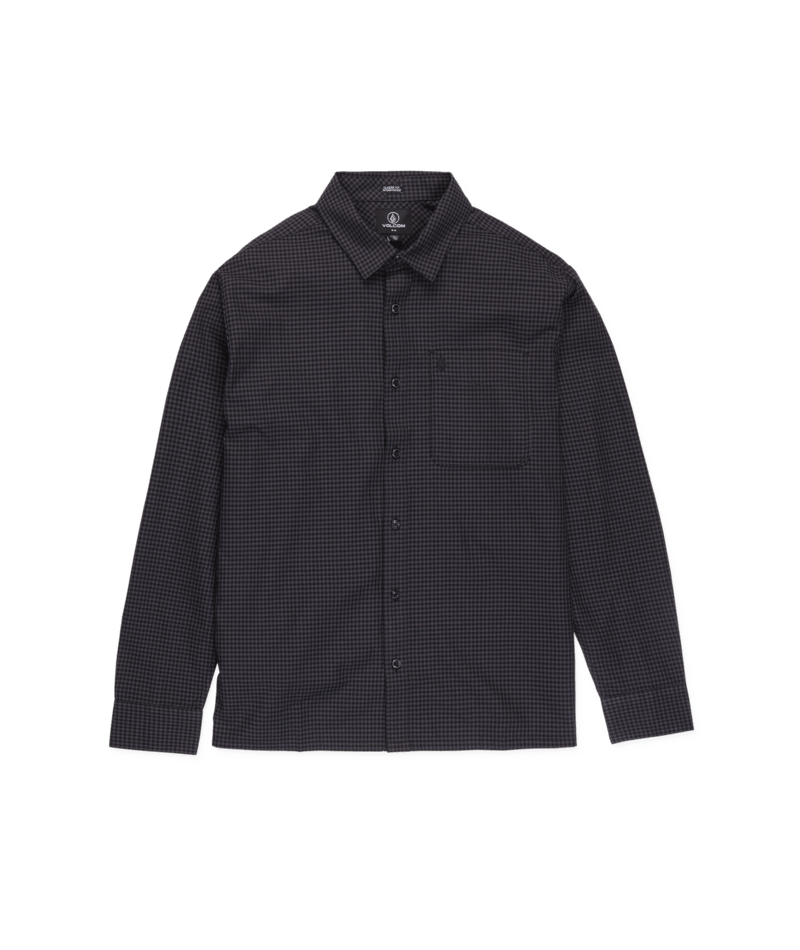 Chemise Glasnow LS Noir Volcom