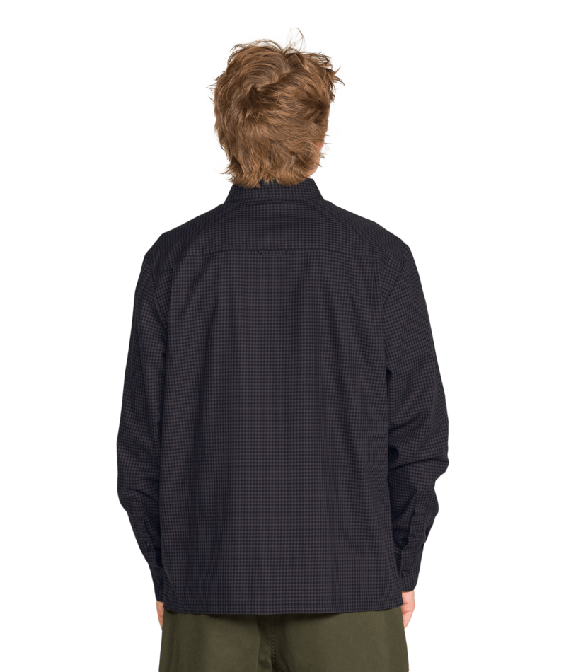 Chemise Glasnow LS Noir Volcom
