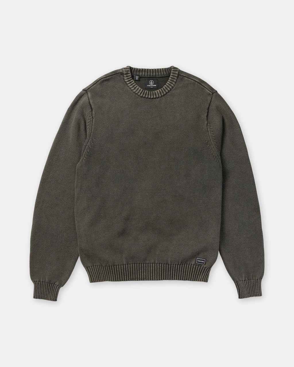 Chandail Bleached Crew Olive Volcom